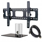 2xhome-NEW-TV-Wall-Mount-Bracket-Single-Shelf-Package-Secure-LED-LCD-Plasma-Smart-3D-WiFi-Flat-Panel-Screen-Monitor-Moniter-Display-Large-Displays-Flat-Thin-Ultra-Slim-Sleek-Against-the-Wall-Adjusting-0