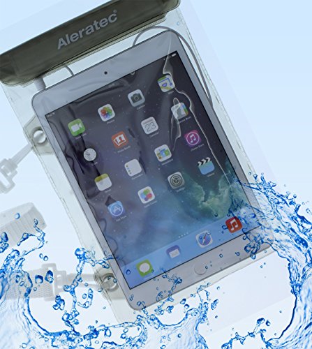 Aleratec-Universal-Splash-Water-resistant-Pouch-IPX4-with-Speaker-for-iPad-Mini-and-7-Android-Tablet-0