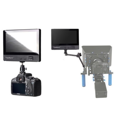 Aputure-Imaging-Industries-Co-Ltd-VS-1-Aputure-V-Screen-VS-1-7-Inch-Digital-Video-LCD-Monitor-for-DSLR-with-Bonus-Sunshade-for-Canon-Nikon-Sony-Pentax-Black-0-0