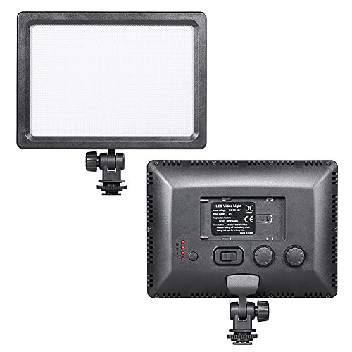 Bestlight-On-Camera-Video-Lights-Kit-Includes-0615cm-BLPad-22-112-LED-12W-5600K3200K-LED-Video-Light-Dimmable-Flat-Panel-On-camera-Light-Pad-2200mAh-Rechargeable-Digital-Camera-Battery-Replacement-for-0-5