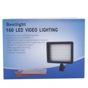 Bestlight-Ultra-High-Power-160-LED-Video-Light-Panel-with-Shoe-Adapter-for-Canon-Nikon-Olympus-Pentax-DSLR-and-Camcorders-0-0