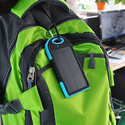 Borch-Solar-Panel-Charger-Cell-Phone-Portable-Charger-5000mah-Power-Bank-and-Travel-Charger-Utilizing-Both-Solar-Andor-Electrical-Energy-to-Fully-Charge-Wireless-Devices-on-the-Go-Shockproof-Dustproof-0-4