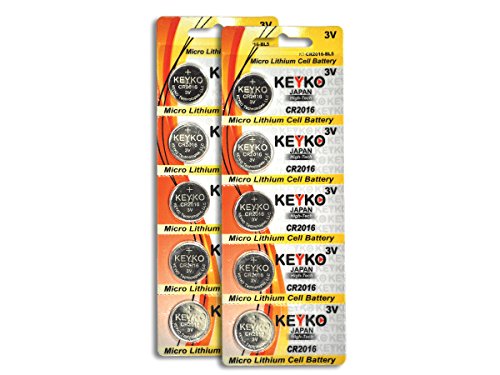 CR2016-3V-Micro-Lithium-Coin-Lithium-Cell-Battery-2016-Genuine-KEYKO–10-pcs-Pack-2-Blisters-0