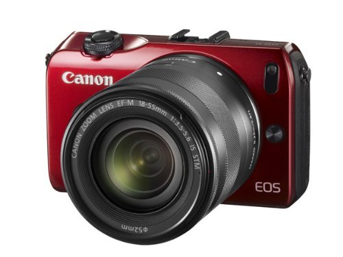 Canon-EOS-M-Mirrorless-Digital-Camera-with-EF-M-18-55mm-f35-56-IS-STM-Lens-Red-0