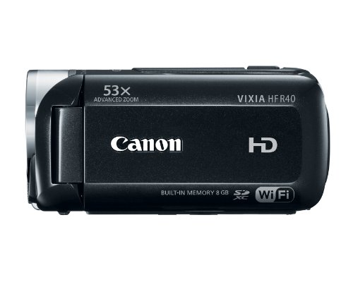 Canon-VIXIA-HF-R40-HD-53x-Image-Stabilized-Optical-Zoom-Camcorder-8-GB-Internal-Drive-SDXC-Card-Slot-and-30-Touch-LCD-0-5