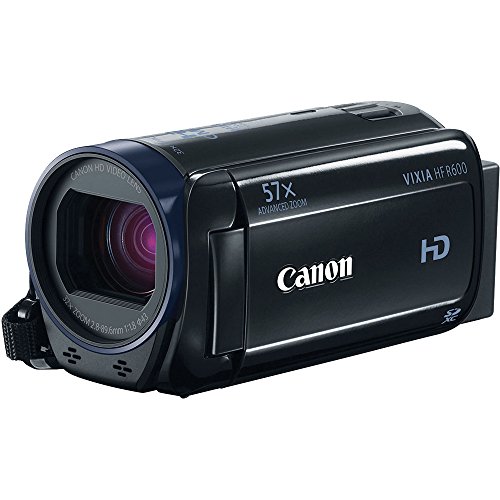 Canon-Vixia-HF-R600-1080p-HD-Video-Camcorder-Black-with-32GB-Card-Case-LED-Light-Microphone-Battery-Charger-Tripod-Kit-0-1