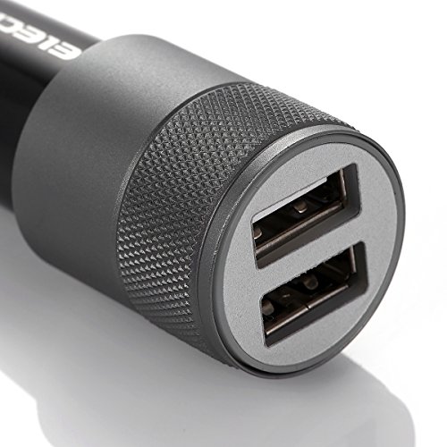 Car-Charger-EleckeyTM-21A-Dual-USB-Port-Car-Charger-Portable-Travel-Charger-Rapid-Car-Charger-Auto-Adapter-for-iPhone-6-Plus65S54-iPad-Ipod-Samsung-Galaxy-Smart-Phone-Tablets-Black-0-3