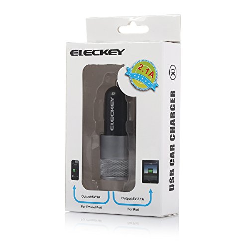 Car-Charger-EleckeyTM-21A-Dual-USB-Port-Car-Charger-Portable-Travel-Charger-Rapid-Car-Charger-Auto-Adapter-for-iPhone-6-Plus65S54-iPad-Ipod-Samsung-Galaxy-Smart-Phone-Tablets-Black-0-7