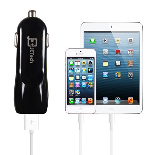 Car-Charger-JETech-Dual-Port-Rapid-USB-Car-Charger-Cigarette-Charger-for-Apple-iPhone-55S5C-iPad-iPad-Air-iPad-mini-iPod-Samsung-Galaxy-S5S4S3-Tab-3-Note-32-Google-Nexus-7-and-More-C0650-0-2