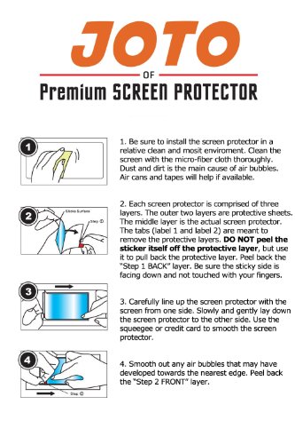 Dell-Venue-8-7000-7840-Screen-Protector-Film-2015-Venue-8-7000-Series-Android-Tablet-JOTO-Ultra-Crystal-Clear-Invisible-Screen-Guard-for-New-Venue-8-7840-with-Lifetime-Replacement-Warranty-3-Pack-0-0