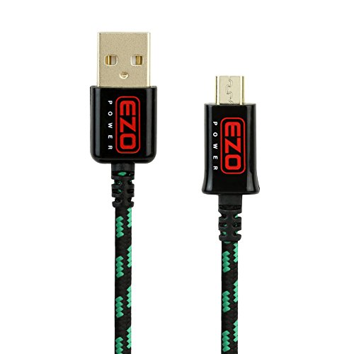 EZOPower-3-Feet-Braided-Sleeve-jacket-Micro-USB-Data-Cable-for-Kodak-Easyshare-C123-Sport-C142-C143-C183-C195-C1505-C1530-C1550-M22-M23-Mini-M200-M522-M530-M531-M532-M550-M552-M575-M577-M580-M583-M590-0