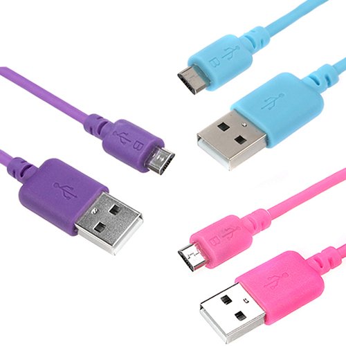 EZOPower-3-Pack-Micro-USB-Cable-Hi-Speed-2-in-1-Sync-Charge-USB-Data-Charger-Cable-6-Feet-0