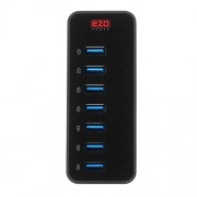 EZOPower-7-Port-Sync-and-Charge-USB-30-HUB-with-5A-60W-Charger-Adapter-0-4