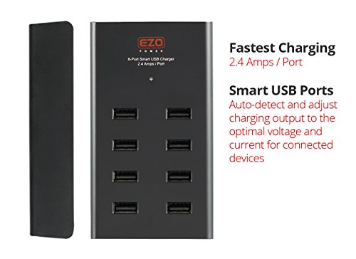 EZOPower-8-Port-96W-192A-Smart-USB-Desktop-Charger-Station-with-24A-output-Each-Port-For-Apple-iPad-iPhone-Samsung-Smartphone-Tablet-HTC-LG-and-More-0-0