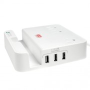 EZOPower-Desktop-Charging-Station-with-3-AC-Surge-Protected-Outlets-3-USB-Charging-Ports-and-Built-in-Slot-Holder-White-0-5