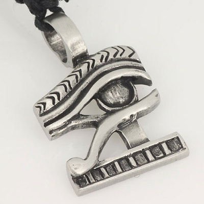 Egyptian-hawk-God-Eye-of-Horus-Pewter-Pendant-Necklace-0