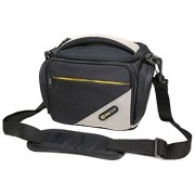 Evecase-Black-Universal-SLR-Camera-Travel-CaseBag-with-Strap-for-Panasonic-DMC-G6KK-DMC-FZ1000K-G5KK-GF3-GF5-GF2-DMC-FZ70-FZ60K-FZ200-FZ150K-FZ47K-FZ40K-FZ100-FZ35-LZ40-LZ20-GE-Power-Pro-X500-X550-X60-0-0