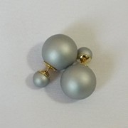 Fashion-Mise-En-Tribal-Double-Pearl-Gray-or-Gold-Matte-Gold-Stud-Earrings-Gray-Matte-0-0