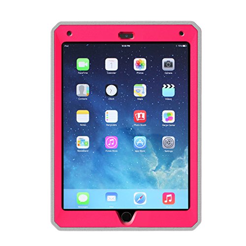 Fintie-Apple-iPad-Air-2-Case-Ipad-6-CaseBot-Tuatara-Series-Rugged-Unibody-Dual-Layer-Hybrid-Full-Protective-Cover-with-Built-in-Screen-Protector-and-Impact-Resistant-Bumper-for-iPad-Air-2-2014-Model-M-0-2