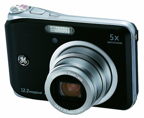 GE-A1250-BK-12MP-Digital-Camera-with-5X-Optical-Zoom-and-25-Inch-LCD-with-Auto-Brightness-Black-0