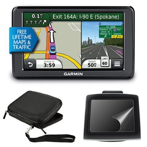 Garmin-nvi-2595LMT-5-Portable-Bluetooth-GPS-Navigator-with-Lifetime-Maps-and-3D-Traffic-Case-Bundle-0