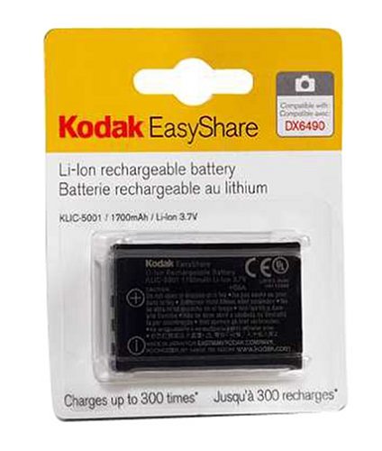 Kodak-KLIC-5001-Lithium-Ion-Rechargeable-Digital-Camera-Battery-for-Z730-Z760-Z7590-DX6490-DX7630-DX7440-P850-P880-and-P712-Digital-Cameras-0