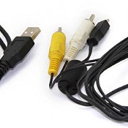 LETO-USB-Data-SYNC-AV-AV-TV-Video-Cable-Cord-For-Panasonic-CAMERA-Lumix-DMC-ZS19s-0