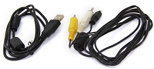 LETO-USB-Data-SYNC-AV-AV-TV-Video-Cable-Cord-For-Panasonic-CAMERA-Lumix-DMC-ZS19s-0