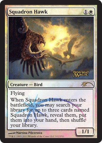 Magic-the-Gathering-Squadron-Hawk-FNM-2011-FNM-Promos-Foil-0