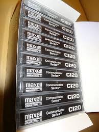 Maxell-Professional-Industrial-Communicator-Series-C120-cassette-tapes-0