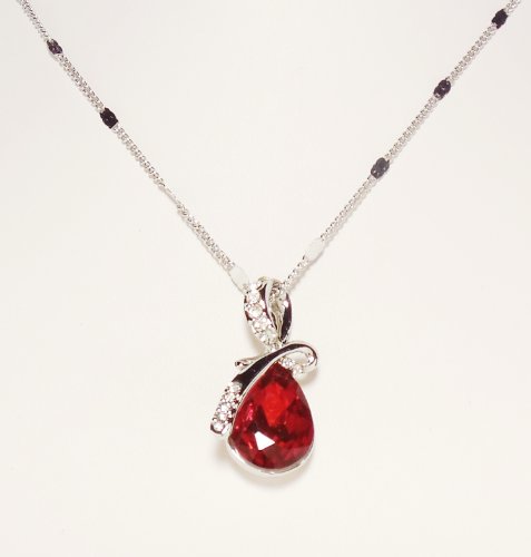 Necklace-Red-Eternal-Love-Teardrop-Crystal-Pendant-Necklace-for-Women-Twist-of-Ruby-Red-0-1