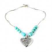 Necklace-Turquoise-and-Tibetan-Silver-Floral-Heart-0-1