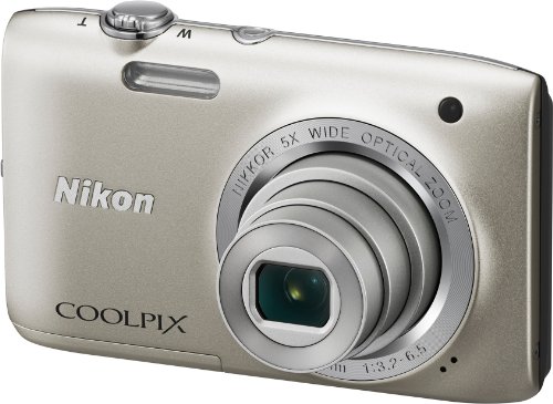 Nikon-Coolpix-S2800-201-MP-Point-and-Shoot-Digital-Camera-with-5x-Optical-Zoom-Silver-International-Version-No-Warranty-0-0