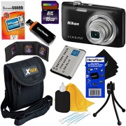 Nikon-Coolpix-S2800-201-MP-Point-and-Shoot-Digital-Camera-with-5x-Optical-Zoom-and-720p-HD-Video-Black-Import-EN-EL19-Battery-8pc-Bundle-16GB-Accessory-Kit-w-HeroFiber-Ultra-Gentle-Cleaning-Cloth-0