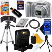 Olympus-Stylus-SZ-16-iHS-Digital-Camera-with-24x-Optical-Zoom-Full-HD-Video-and-3-Inch-LCD-Silver-LI-50B-Battery-10pc-Bundle-32GB-Deluxe-Accessory-Kit-w-HeroFiber-Ultra-Gentle-Cleaning-Cloth-0