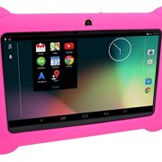 Osgar-Defender-Series-Silicone-7-inch-Android-Tablet-Back-Cover-Case-for-7-Dragon-Touch-Q88Y88-ChromoAfunta-Q88Kocaso-Alldaymall-Q88AxisZeepad-70MatricomTagital-Tablet-Pink-0-0