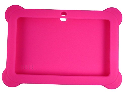 Osgar-Defender-Series-Silicone-7-inch-Android-Tablet-Back-Cover-Case-for-7-Dragon-Touch-Q88Y88-ChromoAfunta-Q88Kocaso-Alldaymall-Q88AxisZeepad-70MatricomTagital-Tablet-Pink-0-1