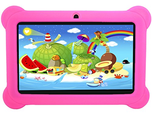 Osgar-Defender-Series-Silicone-7-inch-Android-Tablet-Back-Cover-Case-for-7-Dragon-Touch-Q88Y88-ChromoAfunta-Q88Kocaso-Alldaymall-Q88AxisZeepad-70MatricomTagital-Tablet-Pink-0