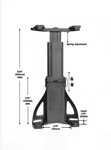 PGBay-Universal-Car-Headrest-Mount-Holder-Air-Vent-Mount-for-Any-5-11-Inch-Android-Tablet-Apple-iPad-and-Some-GPS-0-1