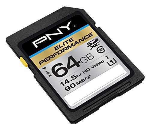 PNY-Elite-Performance-64GB-High-Speed-SDXC-Class-10-UHS-I-U1-Up-to-90MBsec-Flash-Card-P-SDX64U1H-GE-0-0