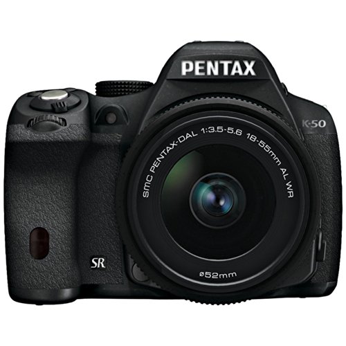 Pentax-K-50-16MP-Digital-SLR-Camera-Kit-with-DA-L-18-55mm-WR-f35-56-Lens-Black-0