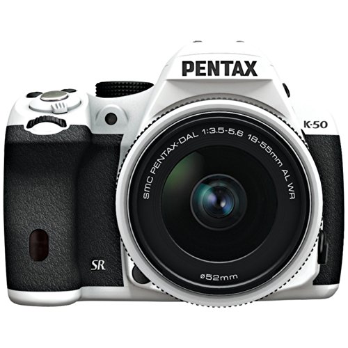 Pentax-K-50-16MP-Digital-SLR-Camera-Kit-with-DA-L-18-55mm-WR-f35-56-Lens-White-0