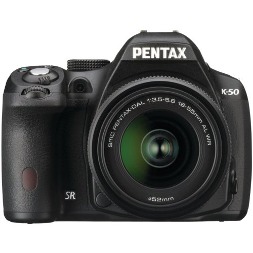 Pentax-K-50-16MP-Digital-SLR-Camera-Kit-with-DA-L-18-55mm-WR-f35-56-and-50-200mm-WR-Lenses-Black-0