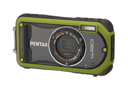 Pentax-Optio-W90-121-MP-Waterproof-Digital-Camera-with-5x-Wide-Angle-Zoom-and-27-Inch-LCD-Pistachio-Green-0