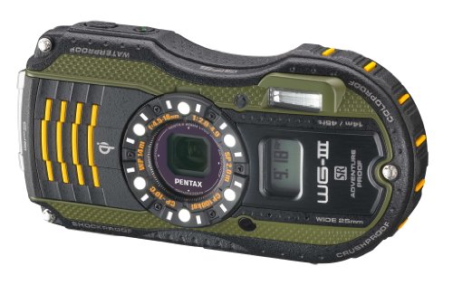 Pentax-Optio-WG-3-GPS-green-16MP-Waterproof-Digital-Camera-with-3-Inch-LCD-Screen-Green-0