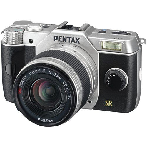 Pentax-Q7-124MP-Compact-System-Camera-with-02-Standard-Zoom-5-15mm-f28-45-Lens-Silver-0