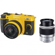 Pentax-Q7-124MP-Compact-System-Camera-with-02-Standard-Zoom-5-15mm-f28-45-and-06-Telephoto-Zoom-15-45mm-f28-Lenses-Yellow-0-0