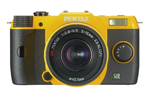 Pentax-Q7-124MP-Compact-System-Camera-with-02-Standard-Zoom-5-15mm-f28-45-and-06-Telephoto-Zoom-15-45mm-f28-Lenses-Yellow-0-2