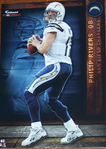 Philip-Rivers-Mini-FATHEAD-San-Diego-Chargers-Official-NFL-Vinyl-Wall-Graphic-7-inch-0-0