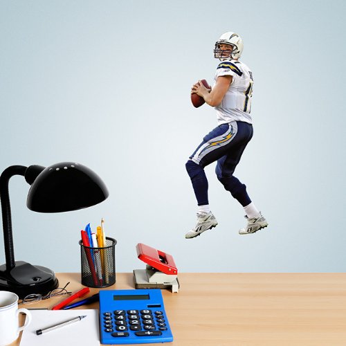 Philip-Rivers-Mini-FATHEAD-San-Diego-Chargers-Official-NFL-Vinyl-Wall-Graphic-7-inch-0